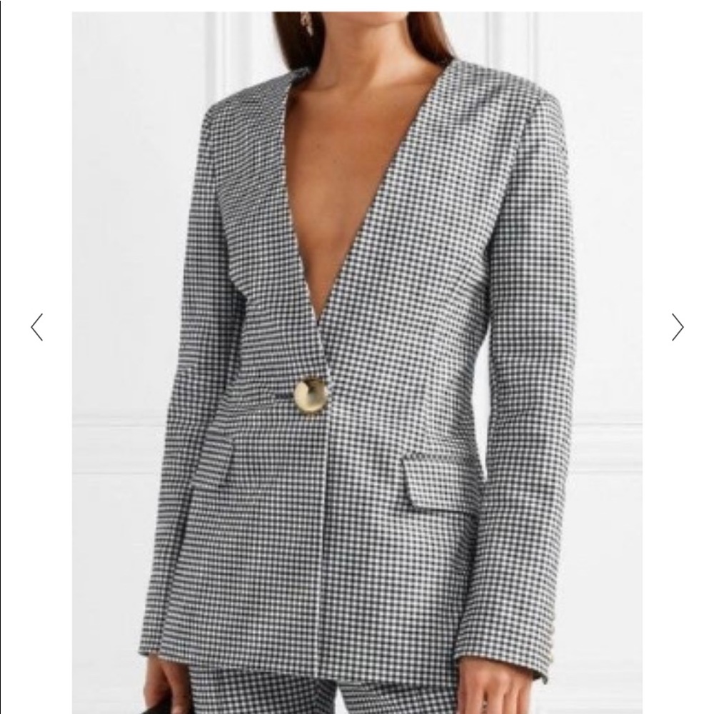 Opening ceremony gingham blazer (6)